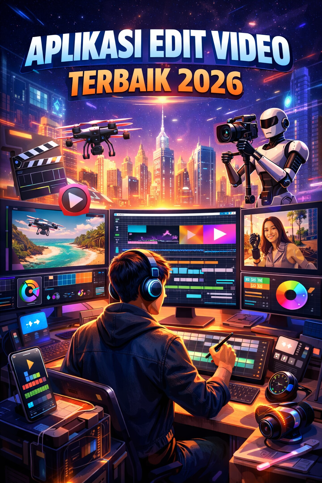 Aplikasi Edit Video Terbaik 2026: Rekomendasi di HP & PC untuk Hasil Profesional