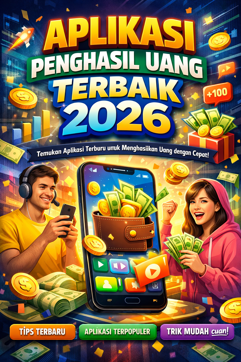 Aplikasi Penghasil Uang Terbaik 2026: Resmi, Cepat, dan Tanpa Modal