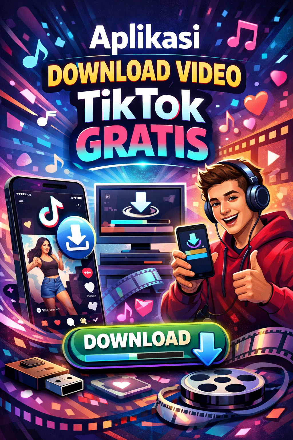 Aplikasi Download Video TikTok Tanpa Watermark TikTok Terbaik dan Gratis untuk Semua Pengguna